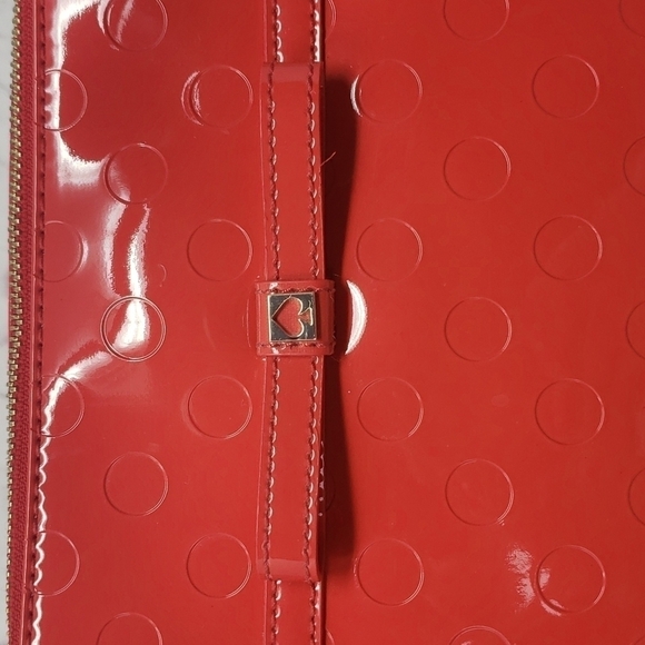 Kate Spade Deep Pink Monochrome Polka-dot Tote Bag - Picture 2 of 11